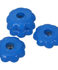 Set Of 4 Beefy And Rugged Heavy Duty Aluminum Alloy Hand Wheel Valve Control Handles for Gas Cylinder Valves, hexagonal grip.