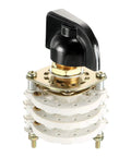 Durable Rotary Switch Band Selector with Knob and Mounting Nut, 21 Pin, Fits 9.7mm Mount Hole and 6mm Shaft, for DIY Projects