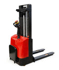 Heavy Duty Electric Pallet Stacker With 3300 Pound Capacity And 118 Inch Lift Height For Smooth Warehouse Forklift Operations built for heavy lifting.