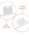 10 Sets Ball Catch Door Hardware For Cupboard Doors Dual Wheel Latch Kit With Quiet Close showing fine texture and clear details