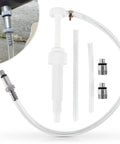 Gear Lube Pump For 32 Oz Bottles With Three Eighths Inch Swivel Adapter And Eight Millimeter And Ten Millimeter Metal Adapters