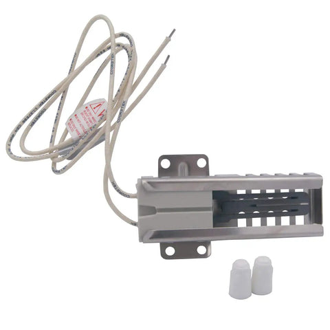 Gas Range Oven Igniter Replacement 120V WP7432P143-60 with ceramic wire connectors and 17 inch lead