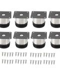 Stainless Steel Furniture Leg Set Adjustable Durable Cabinet Legs For Kitchen And Bathroom Heavy Duty Anti Rust Leveling Feet