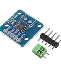3 Pack SPI Type K Thermocouple Temperature Sensor Board Module with MAX31855 MAX6675 for Arduino, green connector, pins shown