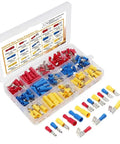 Top Shelf 236 Piece Insulated Wire Electrical Connectors Kit With Butt Ring Spade Fast Disconnect And Crimp Terminals For All Your Wiring Jobs That Work Like A Charm, open organizer
