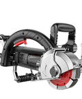 Heavy Duty Wall Grooving Machine 4500W Electric Concrete Chaser with precision circular saw for slicing brick.