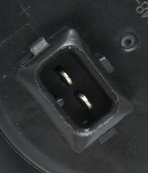 Connector detail of Drop In Ready Drive Motor Inverter Cooler Water Pump For 2005 Through 2010 Ford Escape Mazda Mariner Mercury Tribute.