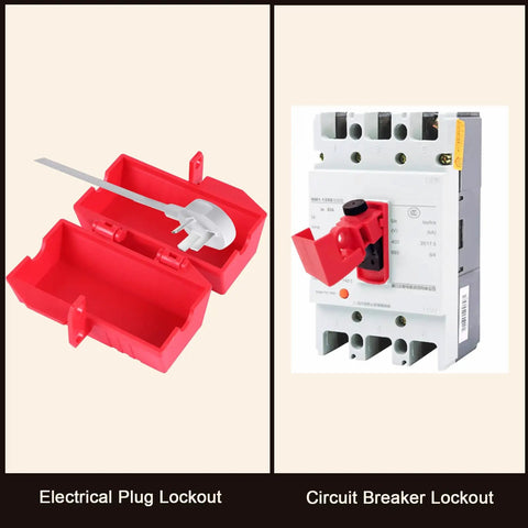 Pro Grade Lockout Tagout Kit Built Damn Tough For Ultimate Job Site Safety Featuring Universal Circuit Breaker Lockouts Heavy Duty Hasps And Clear Warning Tags For Easy OSHA Compliant Electrical Maintenance