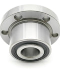 Genuine FL760205 DBB 760205 P4 Precision Ball Screw Support Bearings Flange Bearing Unit For Machine Tool Spindles Super Tough Build Solid Core That Slide Smooth Like Butter Fast Install And Easy Mount Built To Handle Hard Grinds., silver flange bearing unit with 760205 precision steel housing for machine tool spindle support