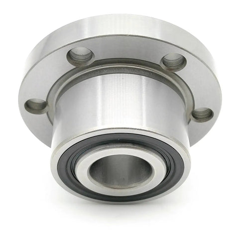Genuine FL760205 DBB 760205 P4 Precision Ball Screw Support Bearings Flange Bearing Unit For Machine Tool Spindles Super Tough Build Solid Core That Slide Smooth Like Butter Fast Install And Easy Mount Built To Handle Hard Grinds., silver flange bearing unit with 760205 precision steel housing for machine tool spindle support