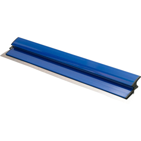 ProSkim Drywall Tool For Ultra Smooth Finish With Lightweight Skimming Blades shown in blue, ergonomic handle, 31.5 Inch