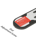 End view of Zero Clearance Table Saw Insert For Jet Grizzly Powermatic 64 Fits Multiple Models Built Tough Phenolic Laminate close-up