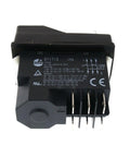 N603746 Table Saw Switch Replacement 2.15x3.8x2 Inches For Dewalt DWE7485 DWE7491RS Power On Off Trigger Switch Durable Easy Install Replacement Part Now. Black table saw switch with metal terminals, side view