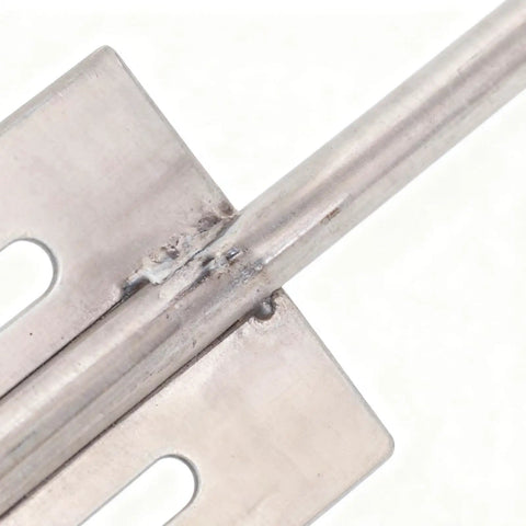 Hog Hair Shaver Portable Stainless Steel Hand Hog Dehairing Tool For Livestock Sheep Cattle In Workshop Slaughterhouse A Real Workhorse Pro Grade Built To Last With Wear Resistant Grooves For Quick Grooming And Clean Butchering close-up of welded stainless steel blade