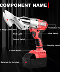 Beast Mode Cordless Metal Shear 400 Nm Torque Brushless Motor with steel alloy cutting head and ergonomic handle.