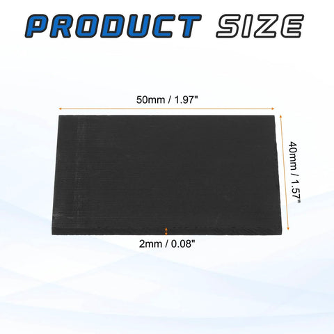 Graphite Block 50x40x2mm High Purity Graphite Electrode Plates For Melting Casting And Electrolysis Pack Of Five Black Pro Grade Durable