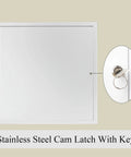 Heavy Duty Steel Access Panel With Locking Key For 24 Inch Drywall Cutout Ceiling And Attic Hatch two pack with cam latch.