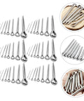 220 Piece Cotter Pin Assortment Kit For Automotive Workshop And Engine Repairs, DIY Friendly And Easy To Use Dowel Hardware Set With Mixed Sizes For Cars, Trucks, And Fast Fixes, silver cotter pins