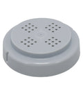 Durable Pasta Maker Shaping Disc For Spaghetti And Noodles Attachment Replacement in gray plastic, top view