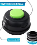 Replacement Trimmer Head For Greenworks String Trimmer Pro Grade Upgrade Fits ST60V ST60V T0 ST60B01 BL60L00 STG401 And ST80 Series 80V ST80L200 ST80L210 ST80L00 STBA80L210 Ideal Upgrade For Quick Line Feed And Durable Cut Performance