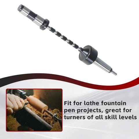 MT2 Pen Turning Mandrel Kit With Mandrel Saver, 2MT Shank, Includes 5 7mm Bushings, Tailstock Center, And Basic Pen Mandrel.