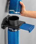 4 Inch Ready Mount Self Cleaning Blast Gate With Built In Bracket For Dust Collection High Airflow Performance Durable Polymer