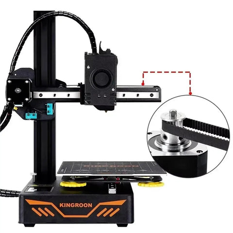 Heavy Duty 60 Tooth 3:1 Ratio Timing Belt Pulley Kit With Tensioner Wheel, Precision Aluminum Synchronous Gears For CNC Makers And Smooth Gear Drive Up To 12mm Bore on CNC printer