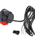 Grab This Super Reliable E Bike Thumb Throttle For Rock Solid Left Or Right Control Over Your Ride And Enjoy Smooth Precise Speed Control With A Durable Flame Retardant ABS Plastic Build That Is Totally Built To Last, black ABS thumb throttle with 168cm wire