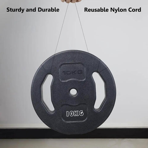 10kg weight plate suspended by 0.8mm Nylon String For Jewelry Making And Beading, Heavy Duty Bracelet String