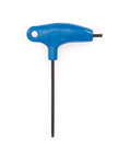 4Mm P Handled Hex Wrench With Bondhus Balldriver Protanium High Torque Steel Long Shaft For Hard To Reach Bolts, blue handle.