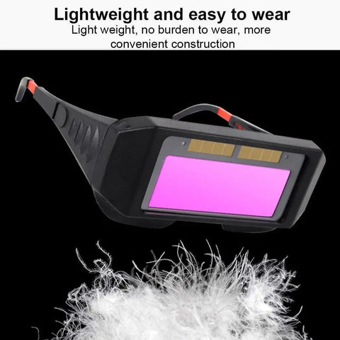 Badass Auto Darkening Welding Goggles with Instant Arc Sensing for Pro Level Eye Protection, lightweight and easy to wear
