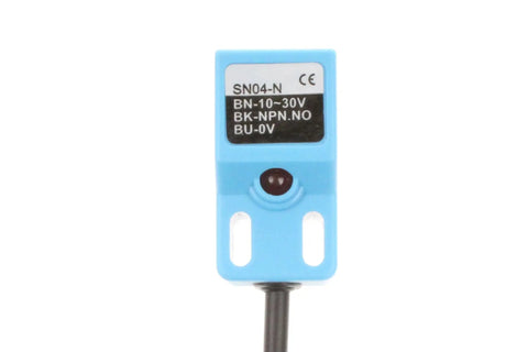 Inductive Proximity Sensor Switch Easy Install DC 10 To 30V, 3-Wire NPN NO Output, 4mm Detection Distance, SN04-N front view