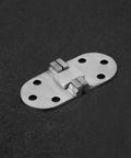 Marine Grade 316 Stainless Steel Door Hinges Mirror Polished Flush Mount 2 Pack