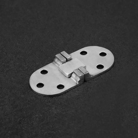Marine Grade 316 Stainless Steel Door Hinges Mirror Polished Flush Mount 2 Pack