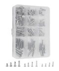 Heavy Duty 304 Stainless Steel Dowel Pin Kit With Single Hole Flat Head Cylindrical Pins for Machinery, Furniture, DIY Projects