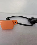 Top Notch Heavy Duty Excavator and Forklift Speed Sensor Encode Part Number 7915496308 in orange housing with black wire.