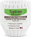 Stack of Extra Large Commercial Coffee Filters 13x5 For Bunn System II Dual TU3 Brewers 1.5 To 3 Gallon 500 Count