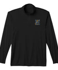 High-Performance Quarter-Zip Top in black polyester, moisture-wicking with graphic, part of Hot Machinist Tools Vise Gauge Square Set Edge For Men Gifts CNC Shop Gear.