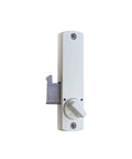 Keyless Push Button Surface Mount Hook Bolt Lock For Sliding Doors White Finish With Programmable Code Ideal For Light Duty Applications