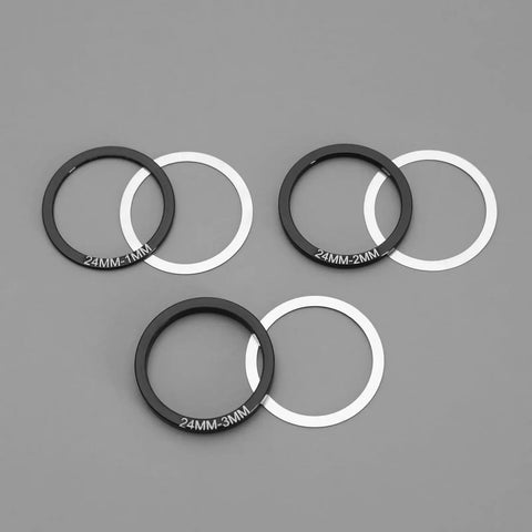 12 Pcs Bike Bottom Bracket Gasket And Crank Spacer Kit For 24mm BB86 91 92 BB30 PF30 Road Riders washers