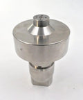 Seal Head Body No 49834039 Replacement Part For Water Jet Cutting Machine shown in stainless steel, front view