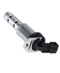 Two Pack Variable Valve Timing Vanos Solenoid VVT For BMW 3 Series And 5 Series Models front view of metal and plastic solenoid