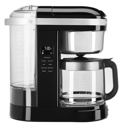 12 Cup Drip Coffee Maker With Spiral Showerhead And Programmable Keep Warm Plate For Rich Consistent Brews Every Time Onyx Black KCM1209
