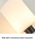 Dope Minimalist Black Wall Sconce With Rugged Iron Frame And Frosted Glass Shade Providing Chill Ambient Glow For Cozy Bedroom Bedside Or Hallway Decor Setup, close-up of frosted glass shade.