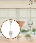 2 Pack Bungee Replacement Kit For Outdoor Sun Shades And Roller Blinds, beige kit in use with close-up of attachment and screws