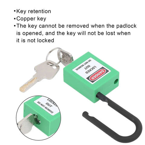 5 Pack Industrial Lockout Tagout Padlocks Green With Keyed Different Design Engineered To Survive Hella Rough Shifts Built Dang Tough For Dead Simple Machine Guarding And Tagging