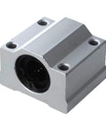 Two Pack Linear Bearing Slides SCS12UU 12mm Length For CNC Parts And 3D Printer Upgrades, smooth aluminum block
