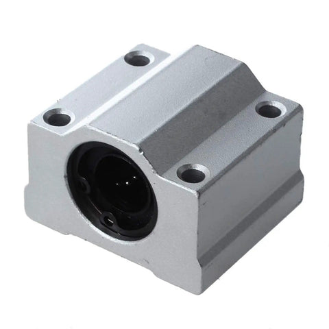 Two Pack Linear Bearing Slides SCS12UU 12mm Length For CNC Parts And 3D Printer Upgrades, smooth aluminum block