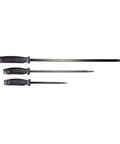 Dominator Pry Bar Set 3 Piece Straight Pry Bars With Black Oxide Finish, size 12in 17in 25in, ergonomic two composite handles