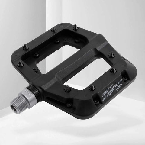 MTB Pedals Built For Action Non Slip Platform Pedals 9/16 Inch for BMX and Mountain Bikes nylon fiber CrMo spindle